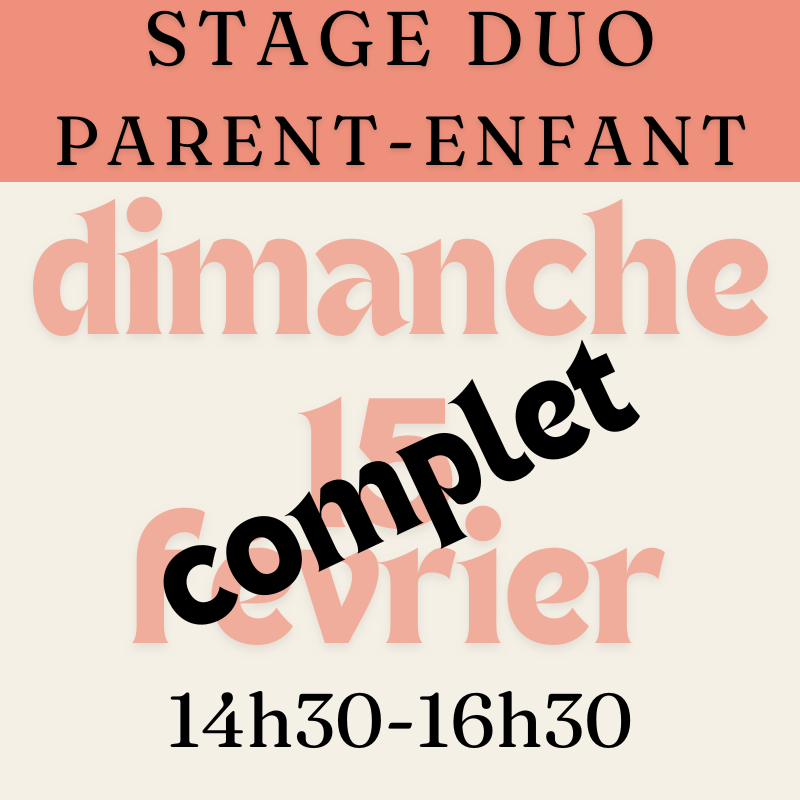 Stage duo parent enfant
