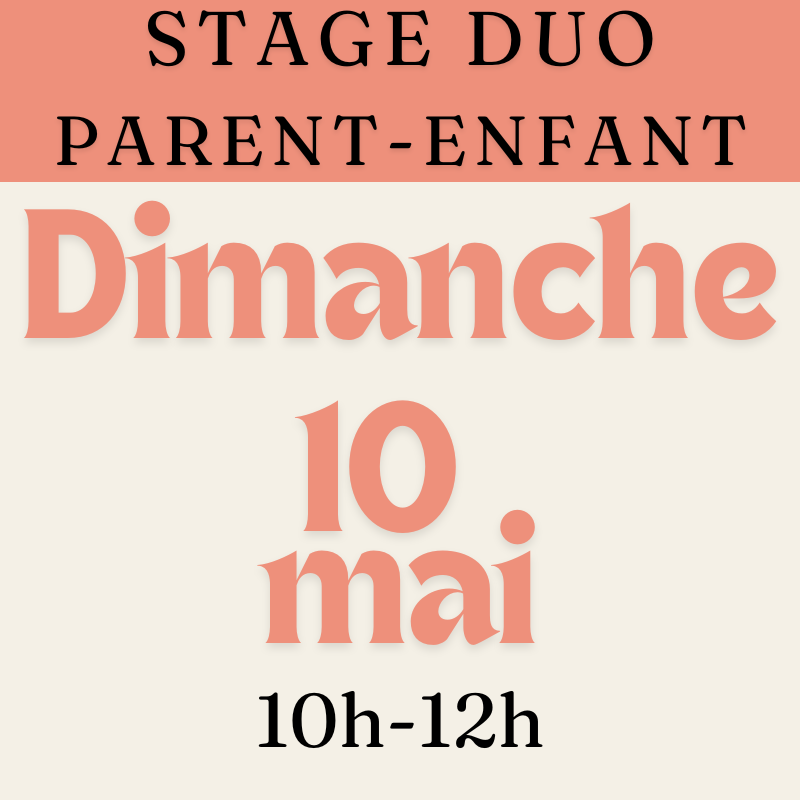 Stage duo parent enfant