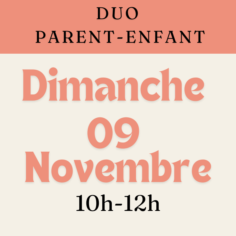 Stage duo parent enfant